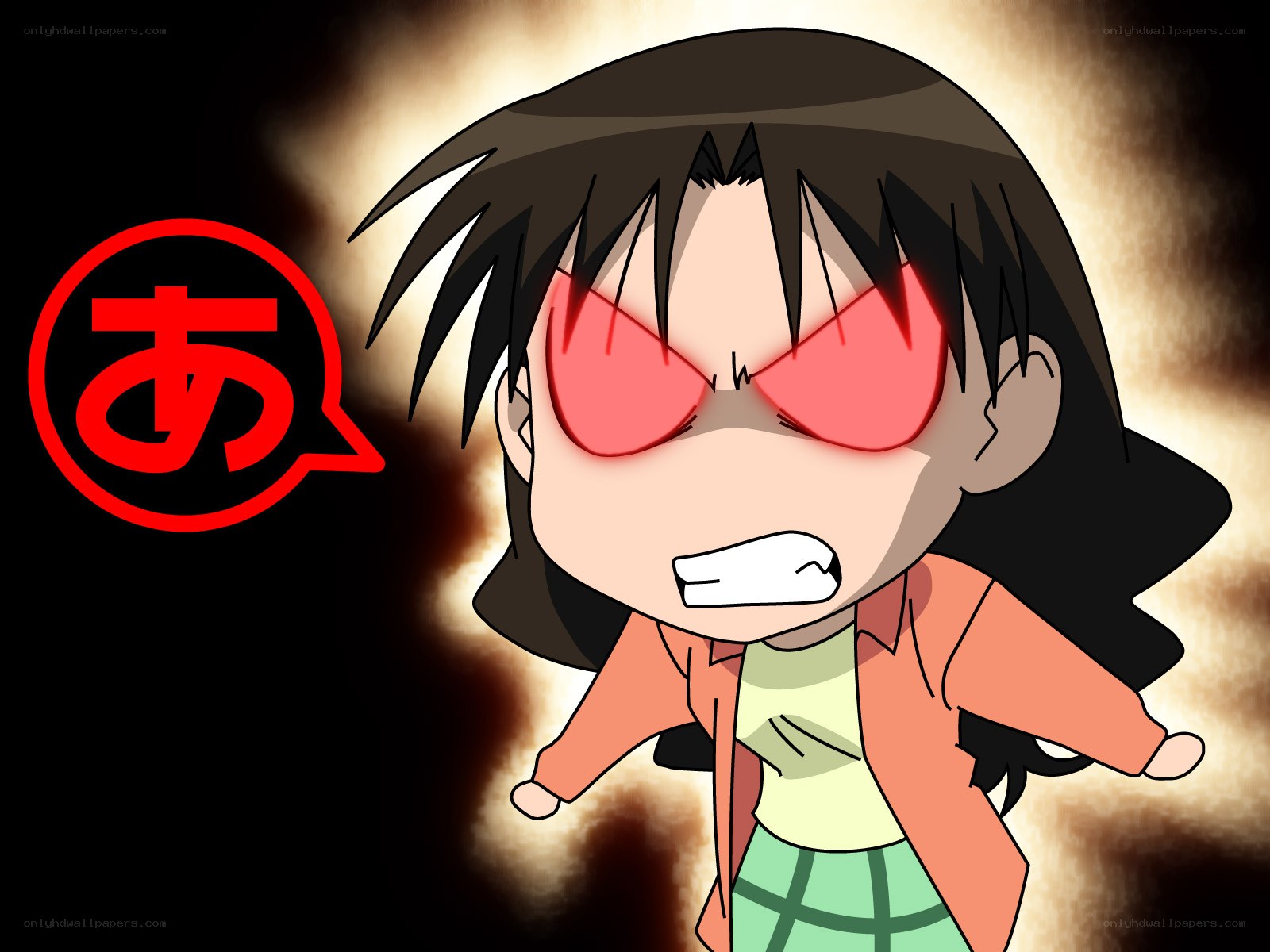 angry anime girl