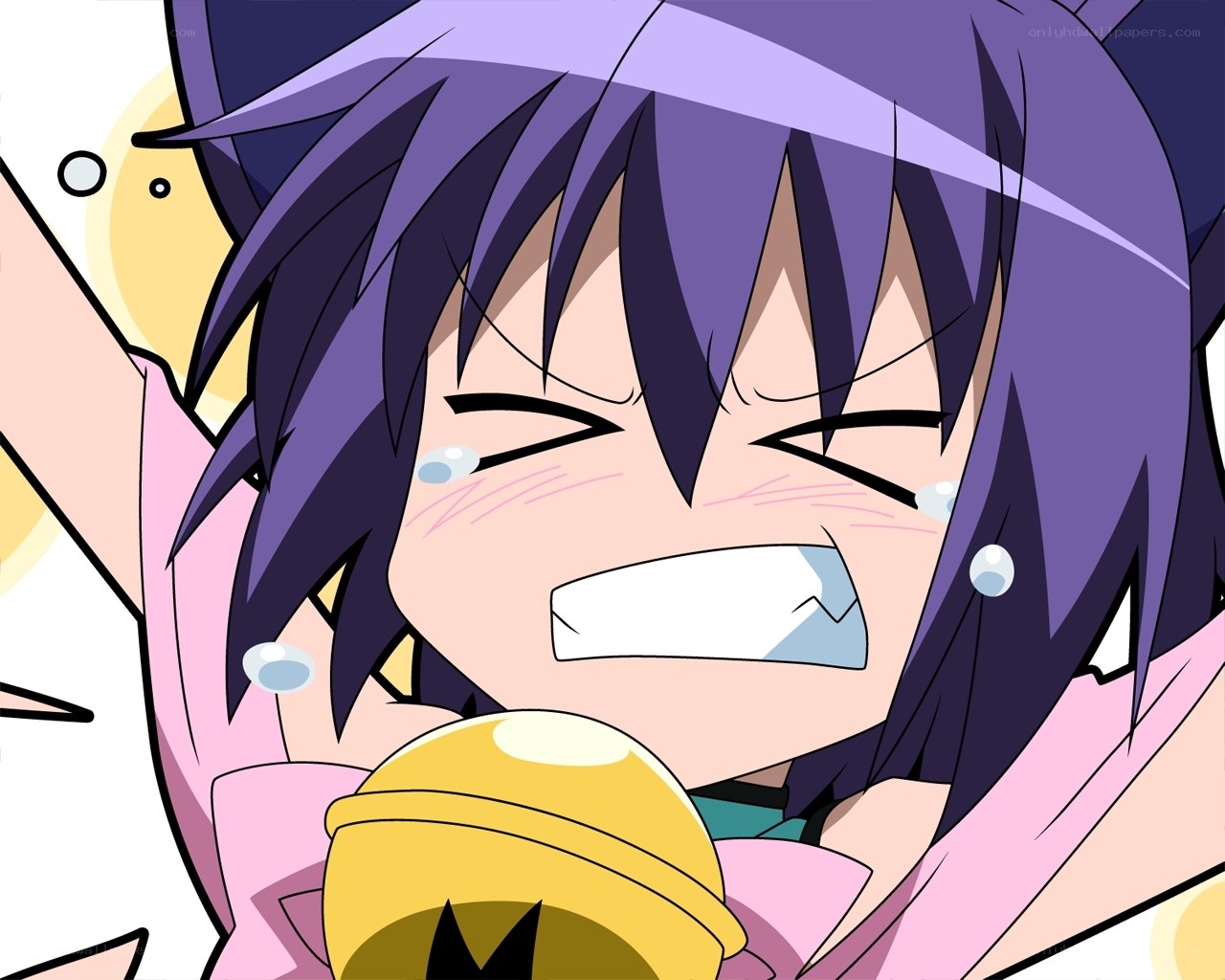 angry anime girl crying