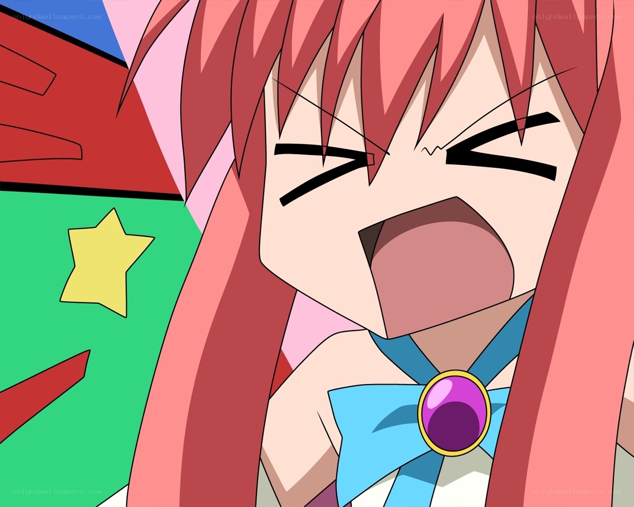 angry anime girl