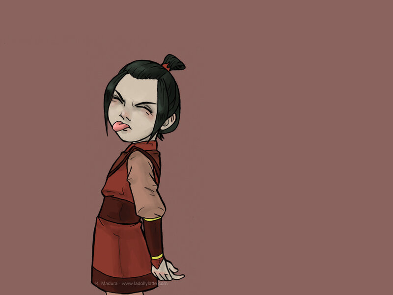 angry avatar character
