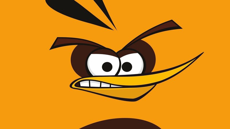 Angry Bird Character — Orange