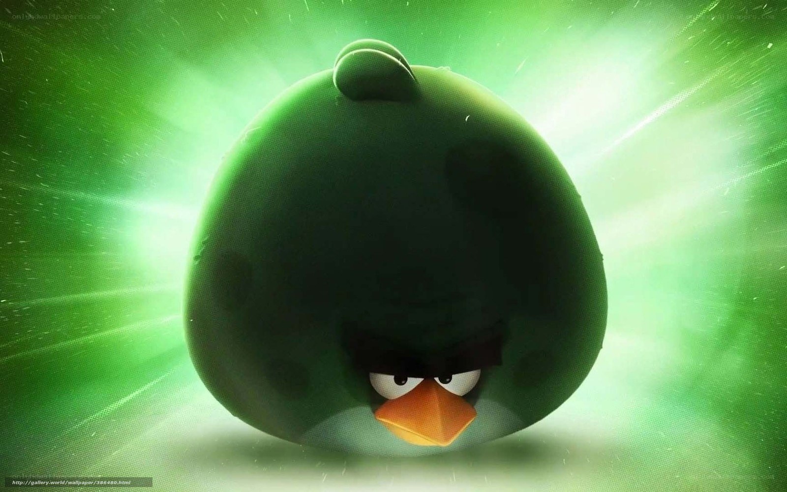 angry bird green character