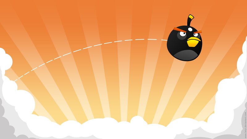 Angry Birds bomb character