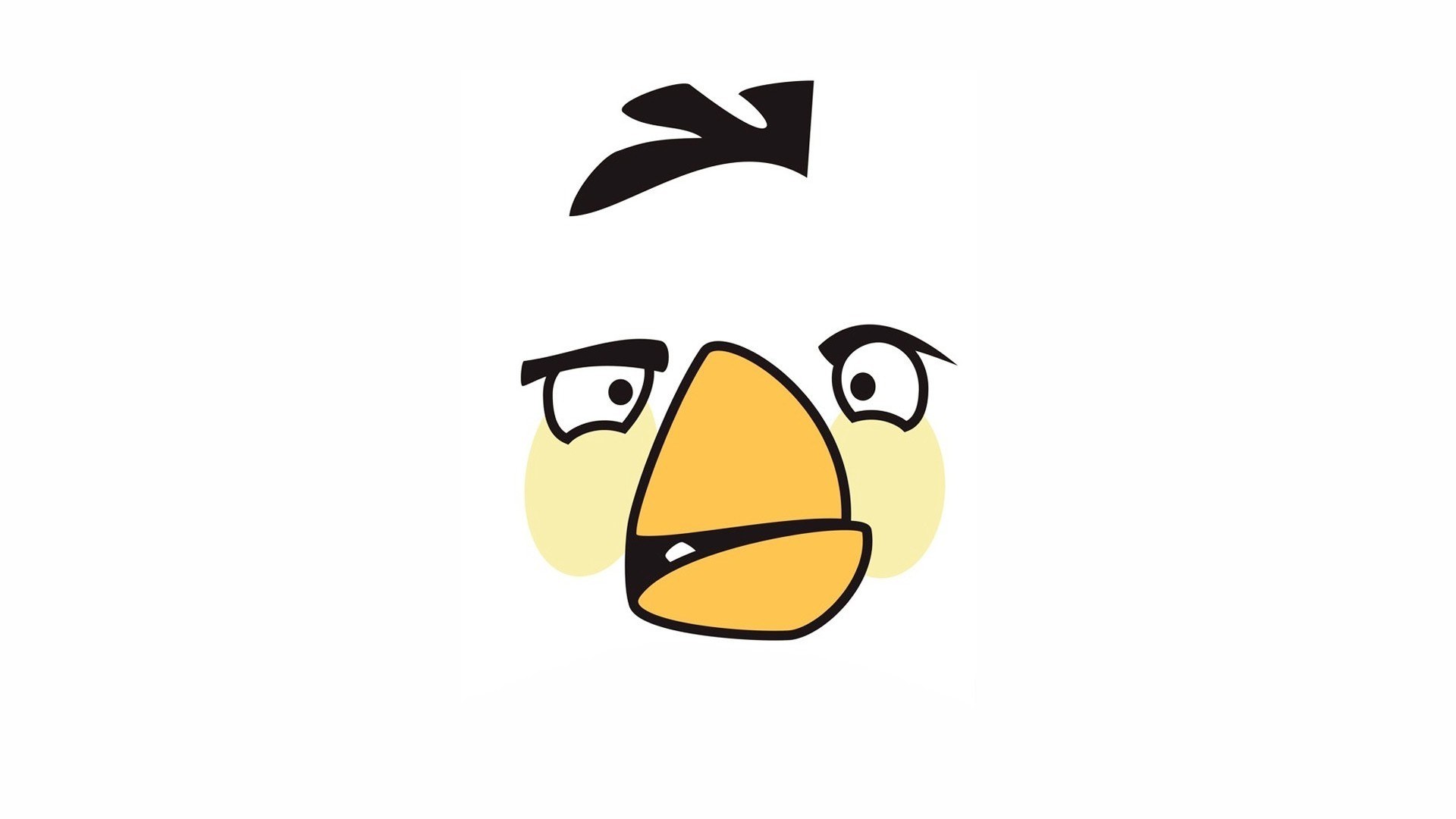 angry birds character face