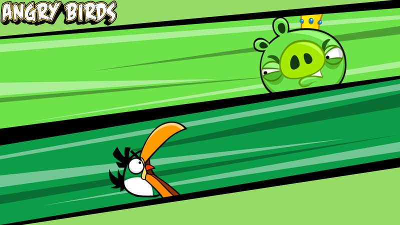 Angry Birds Characters — Green, Action