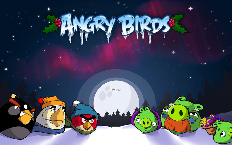 Angry Birds Characters — Green, Festive