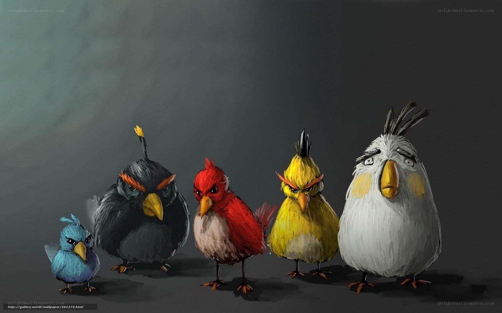 Angry Birds characters lineup