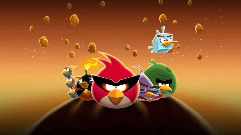 Angry Birds Characters — Red, Dramatic, Sunset