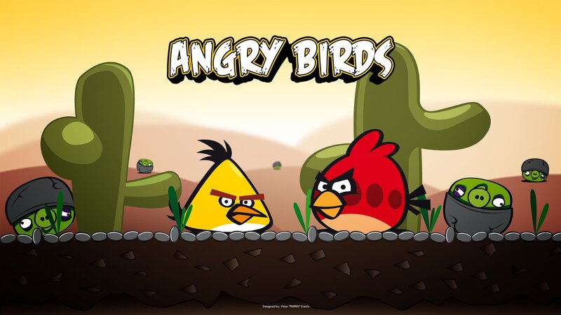 Angry Birds Characters — Yellow, Playful, Sunset