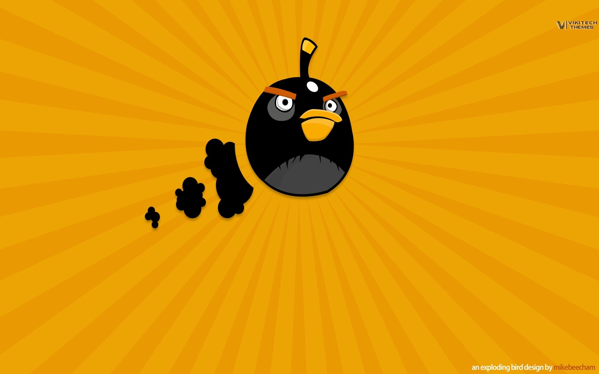 angry birds exploding bird