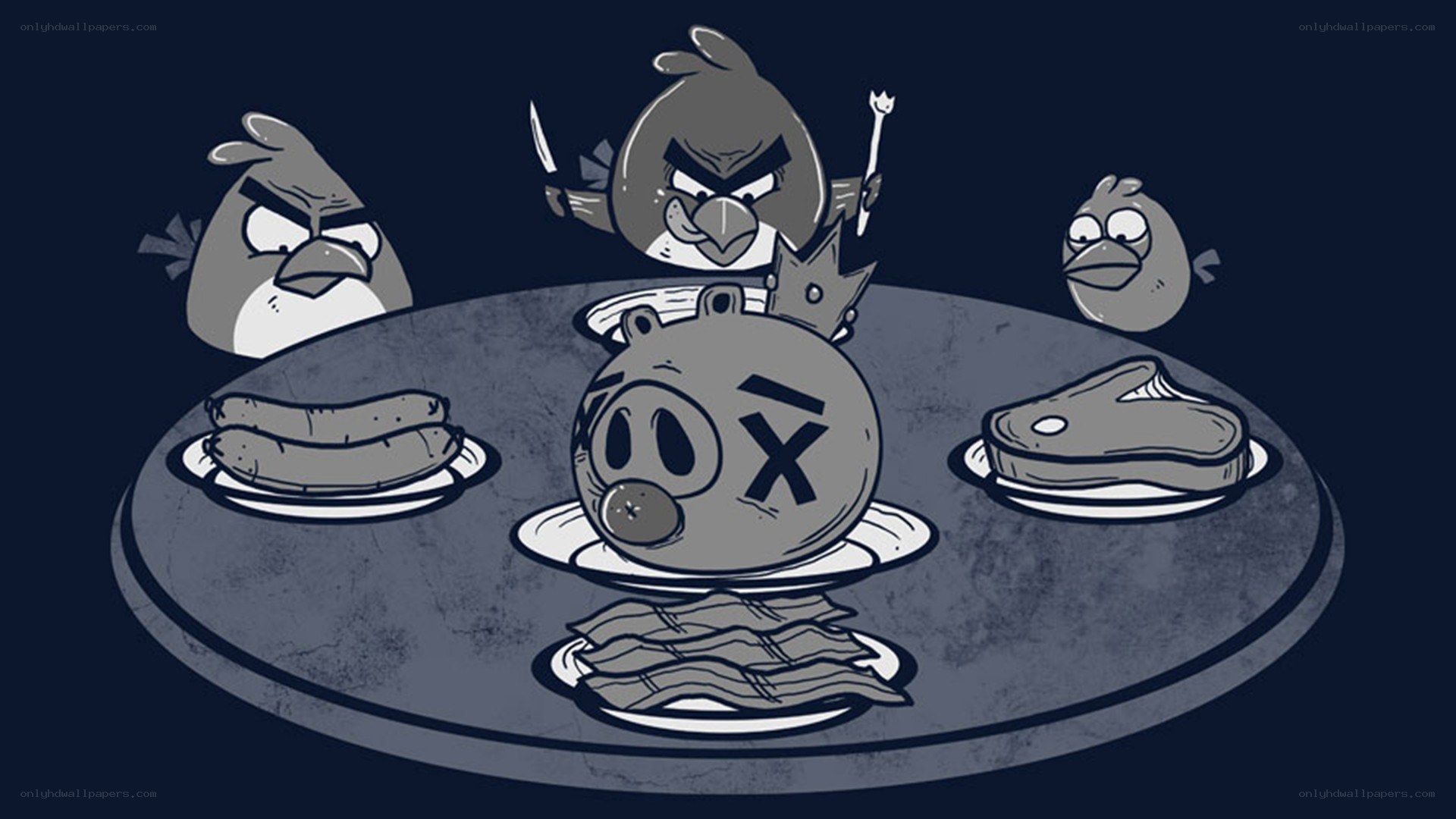 Angry Birds feast on pigs