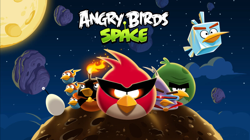 Angry Birds in Space — Blue, Playful