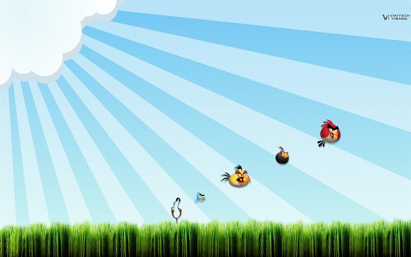 Angry Birds in the sky