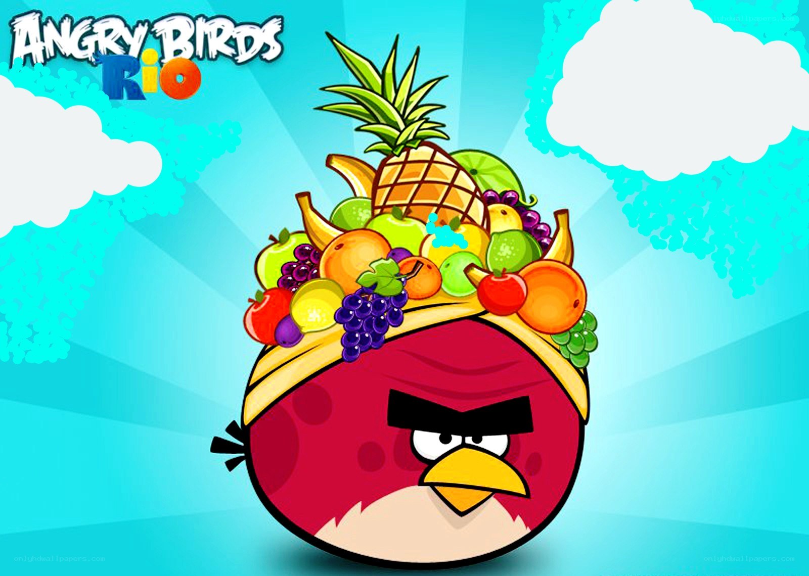 Angry Birds Rio fruit hat