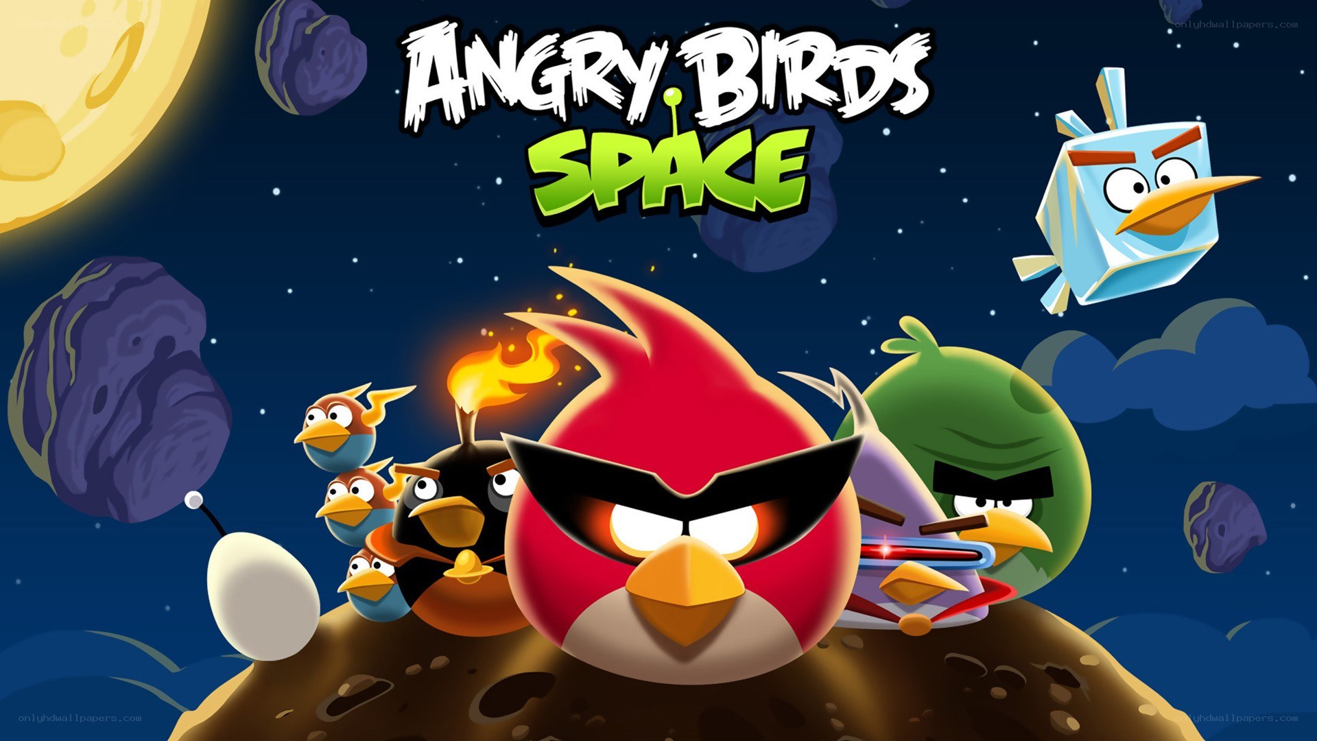 Angry Birds Space game art