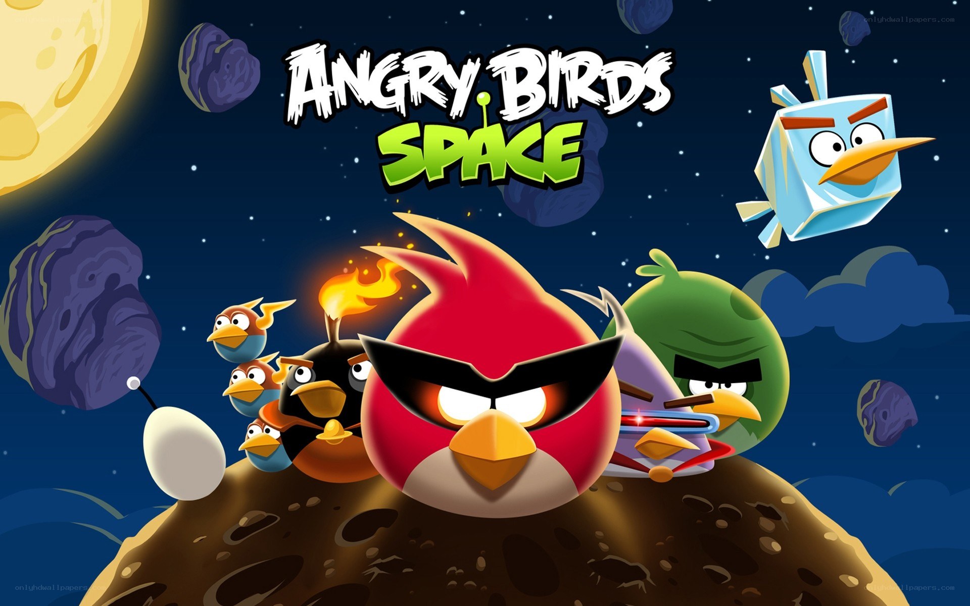 Angry Birds Space game art