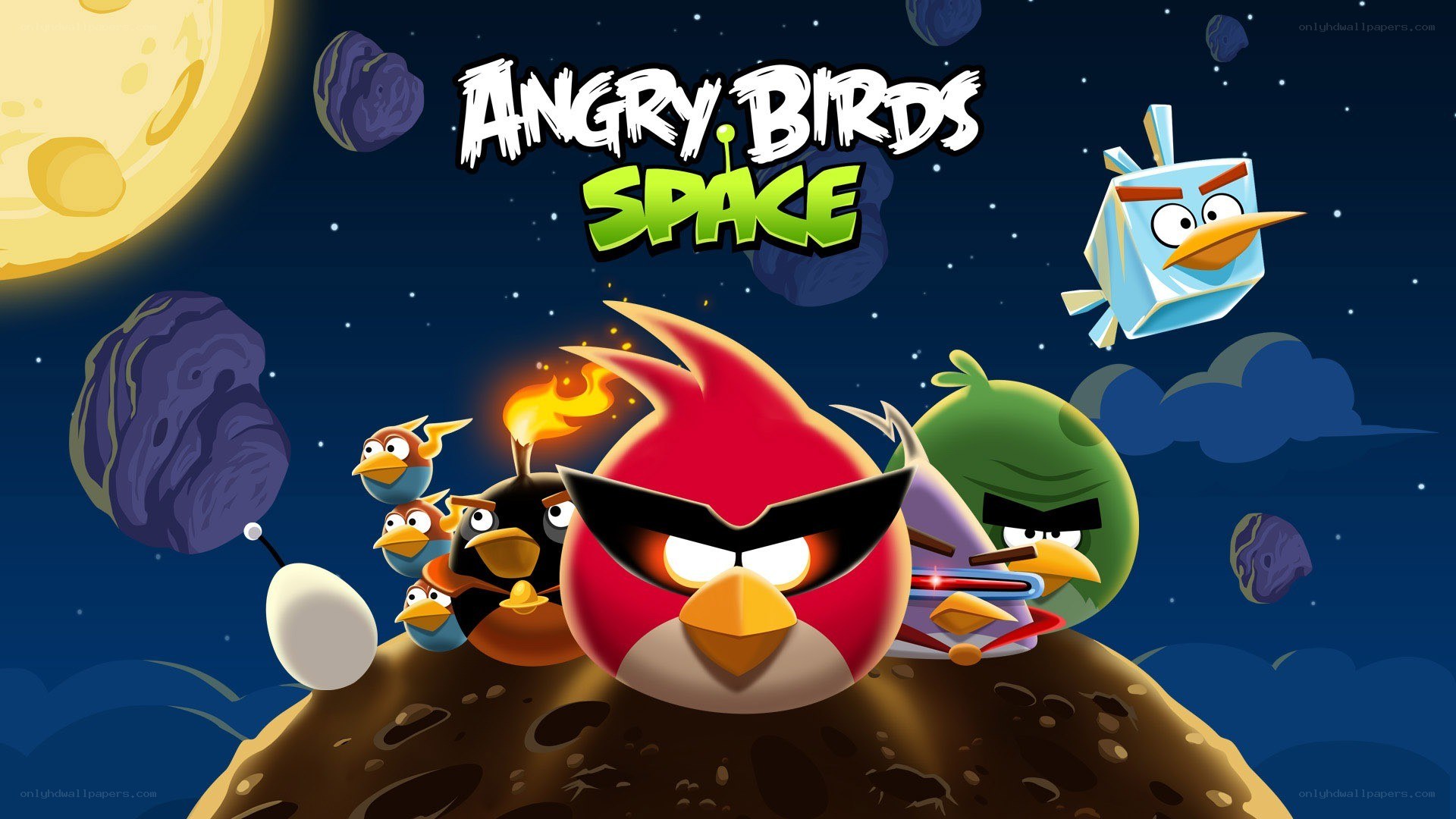 Angry Birds Space game art