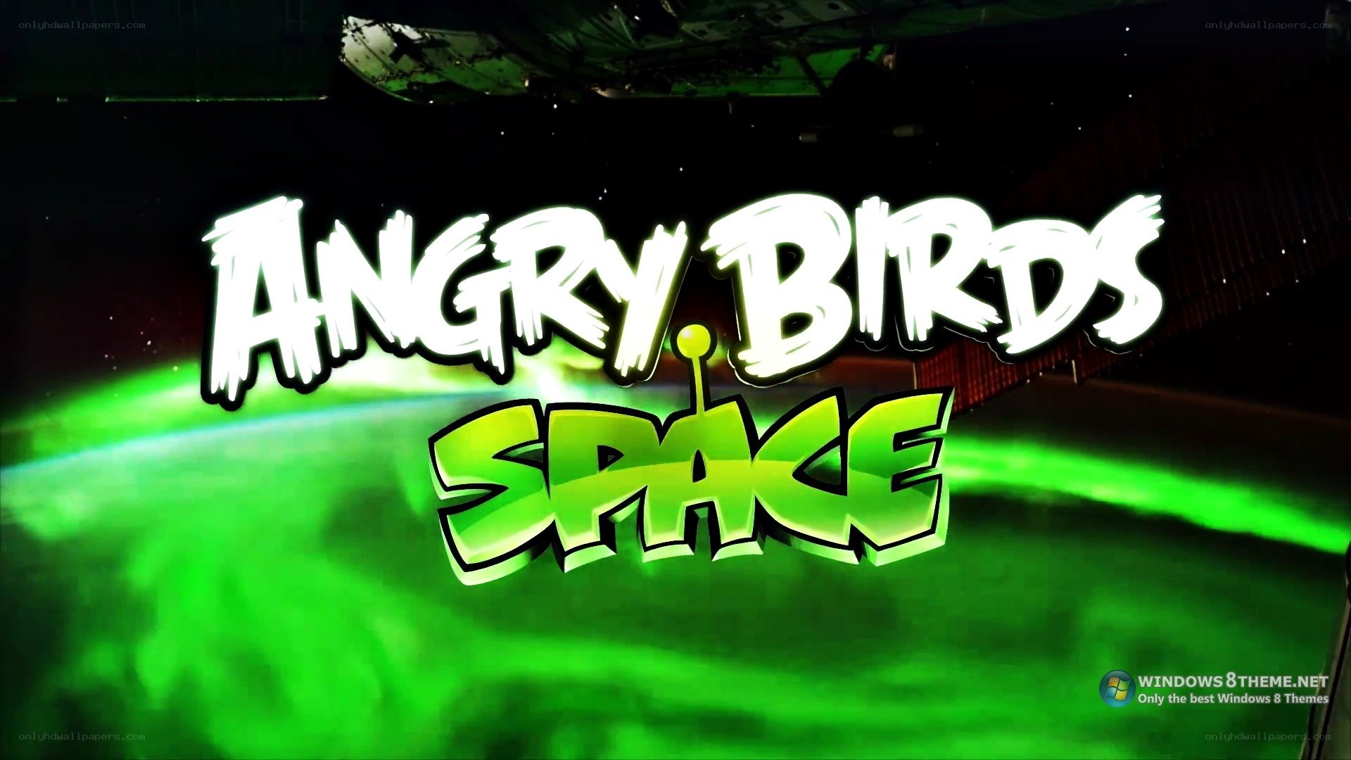 Angry Birds Space title screen