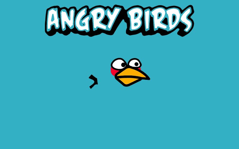 Angry Birds title screen