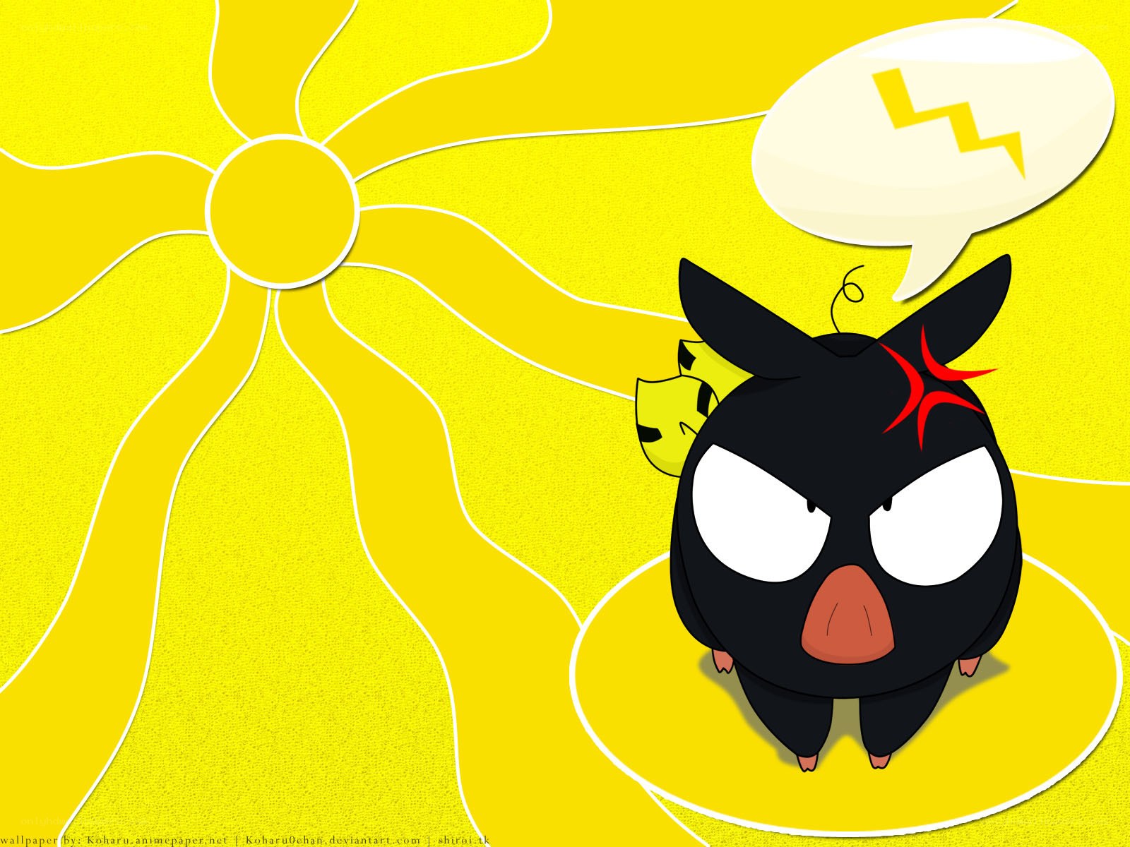 angry black character wallpaper