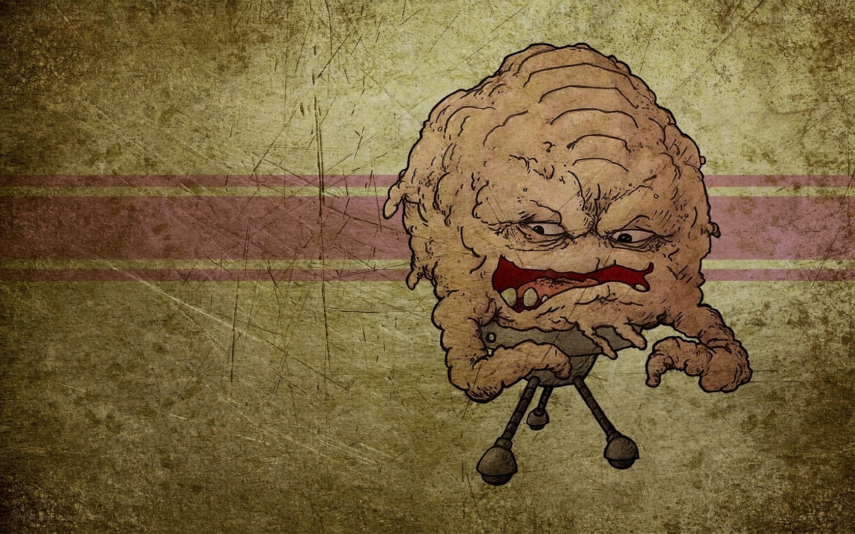 angry blob creature