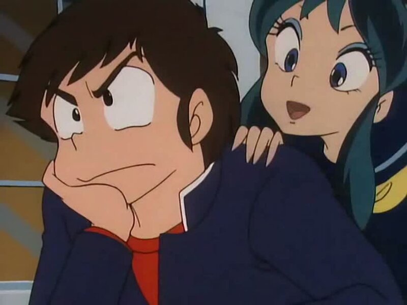 angry boy with girl behind