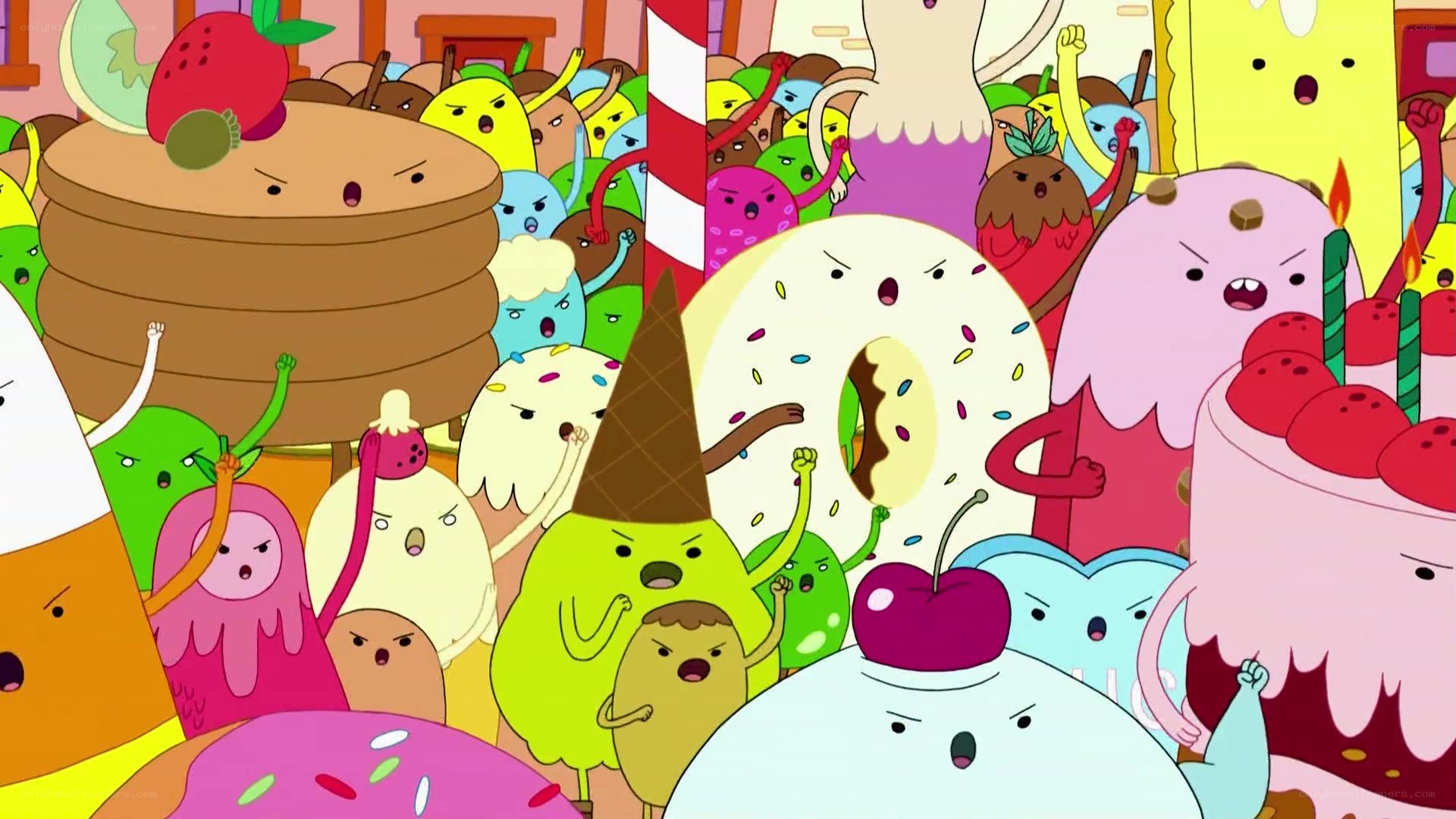 angry candy characters