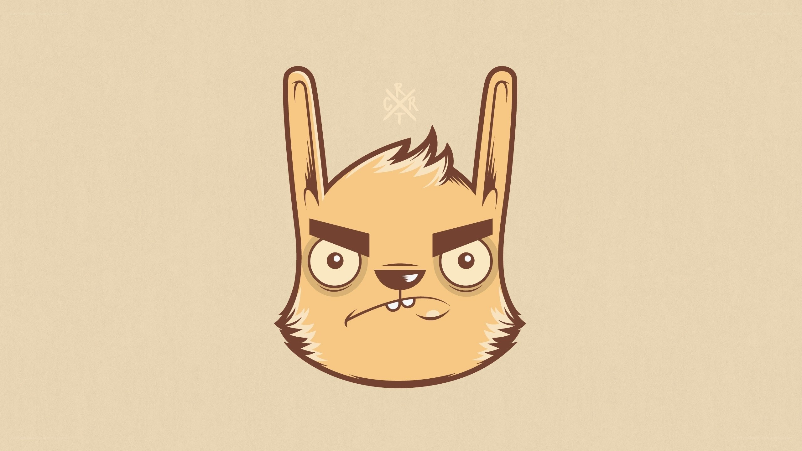 angry cartoon animal head