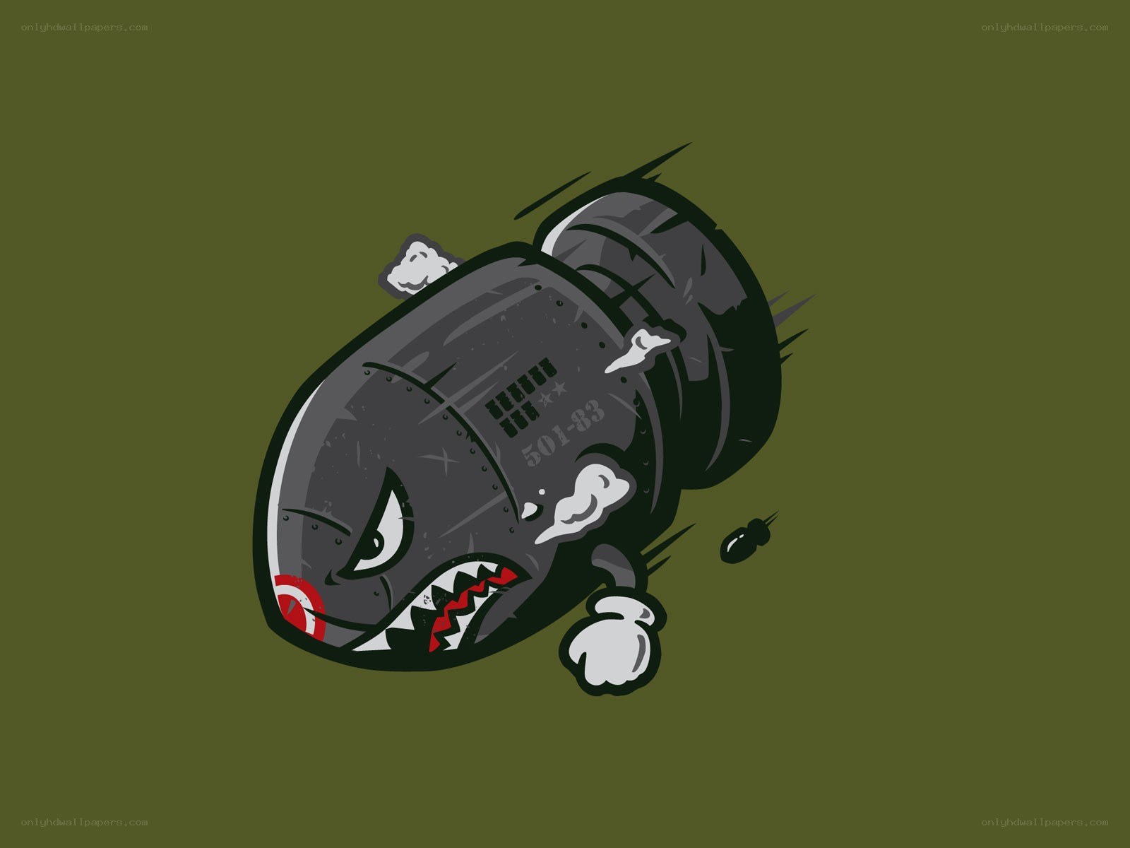 angry cartoon bomb character