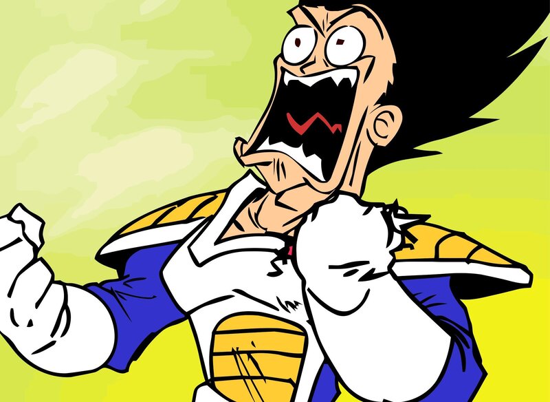 angry cartoon character