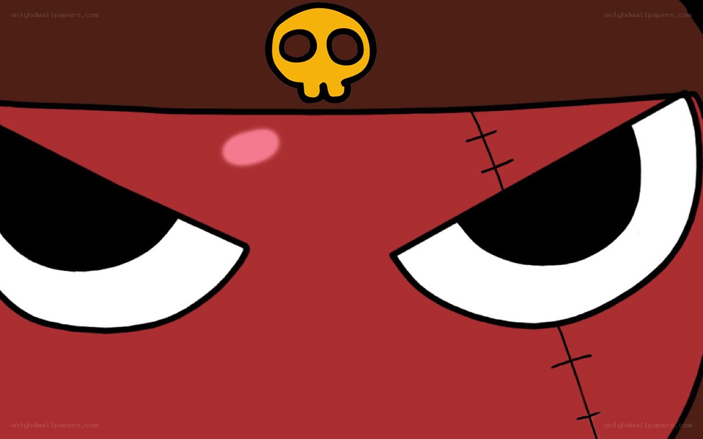 angry cartoon character eyes