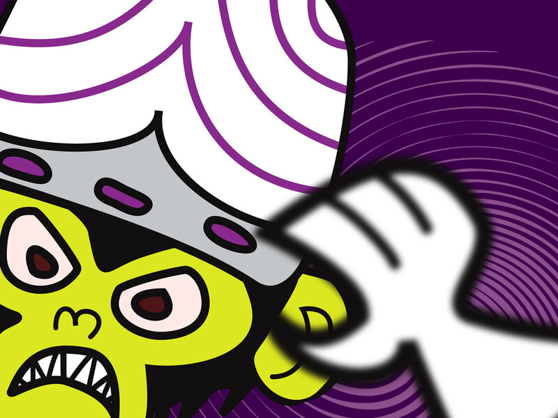 angry cartoon character