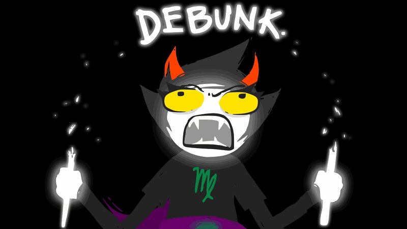 Angry Cartoon Demon — Black