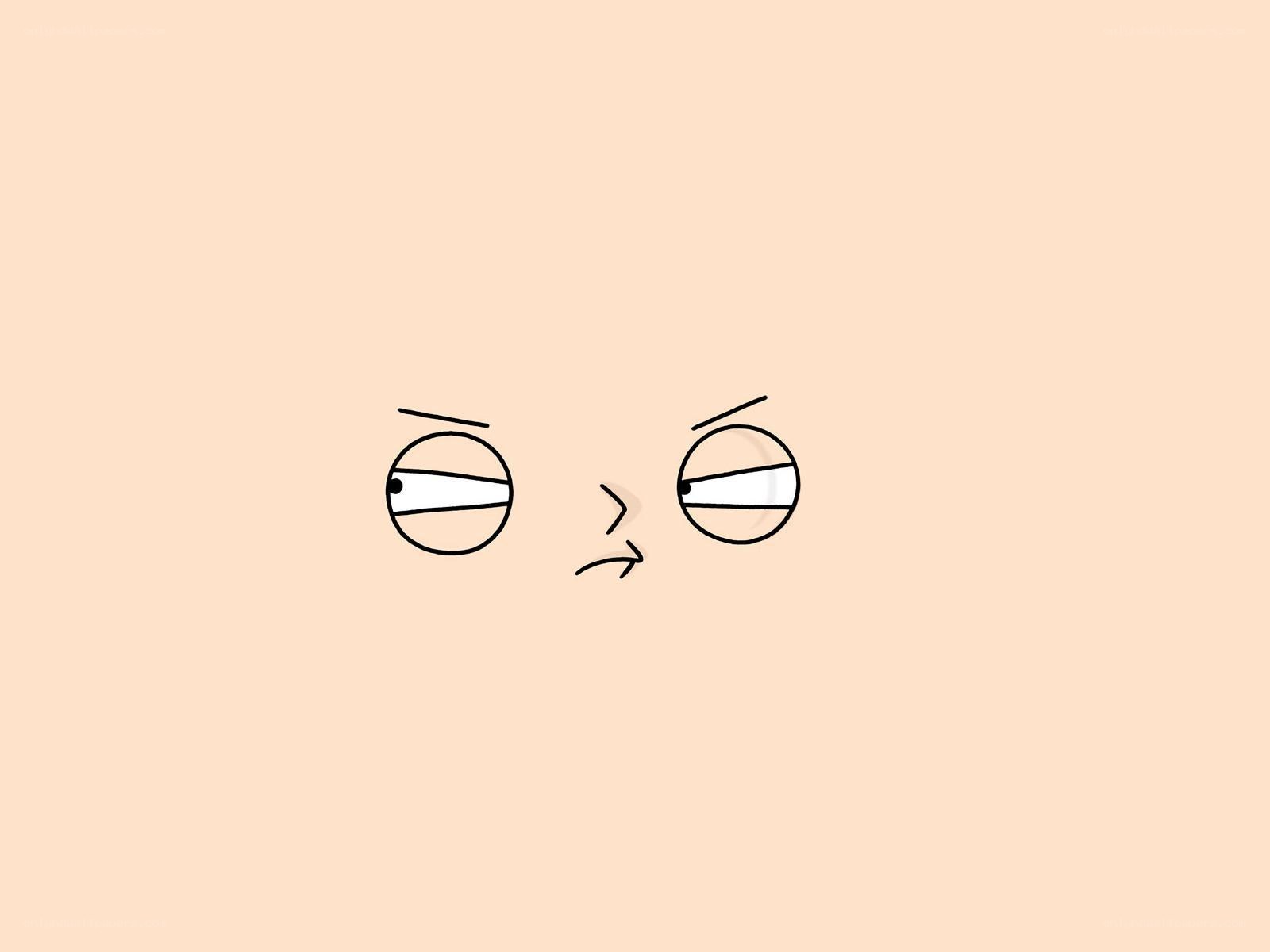 angry cartoon eyes