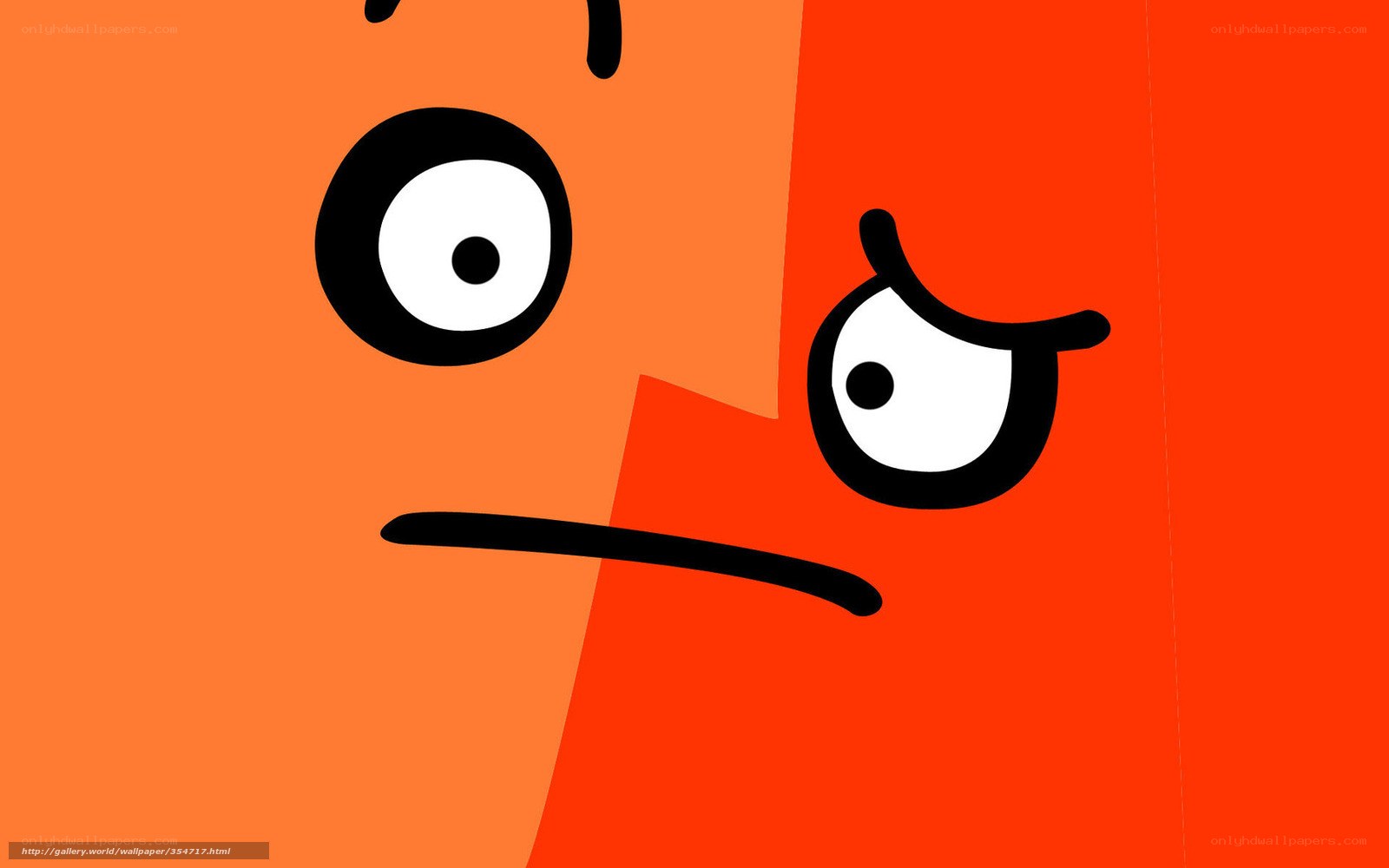 angry cartoon face