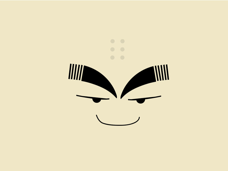 angry cartoon face