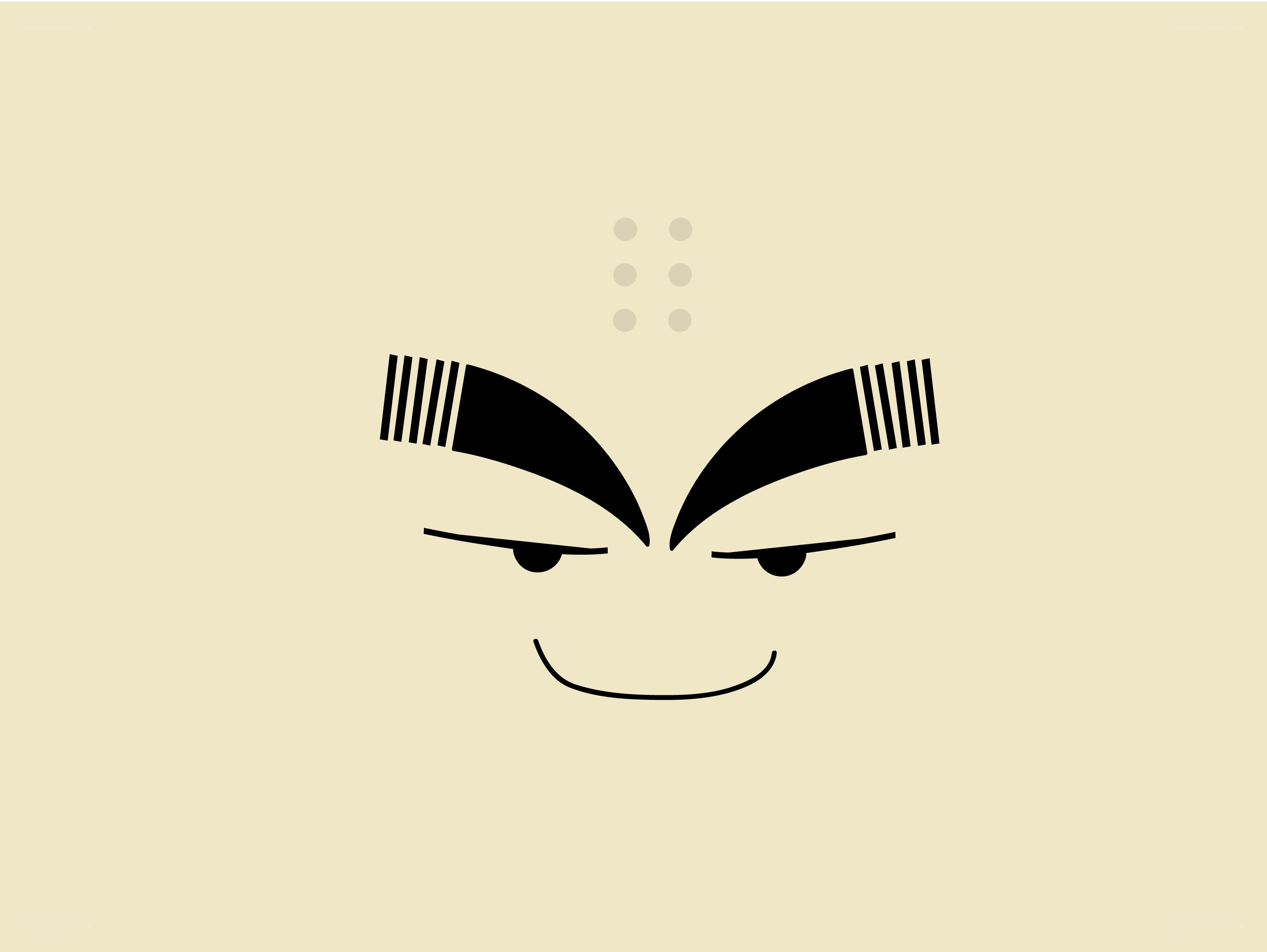 angry cartoon face