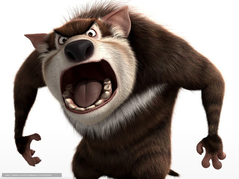 angry cartoon Tasmanian devil