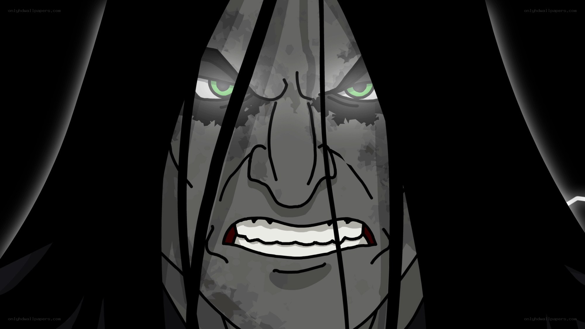 angry character behind bars