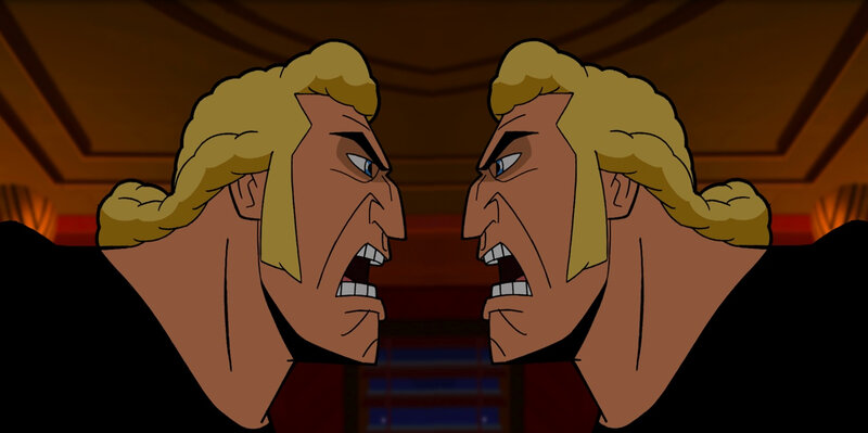 angry character confrontation
