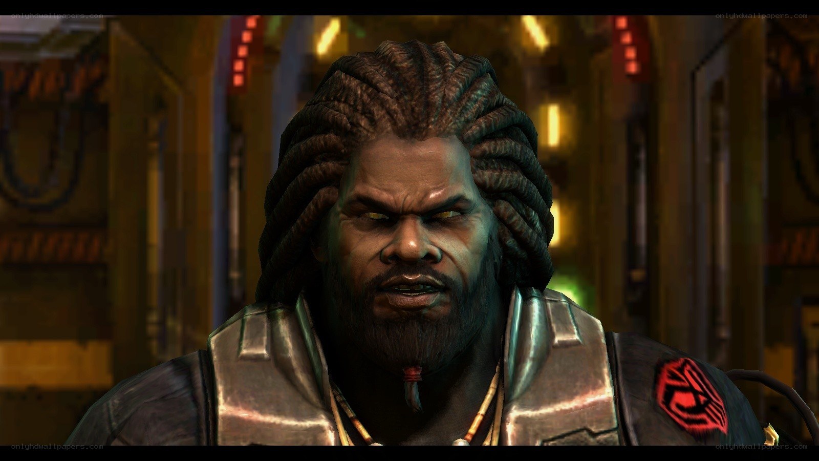angry character in sci-fi setting