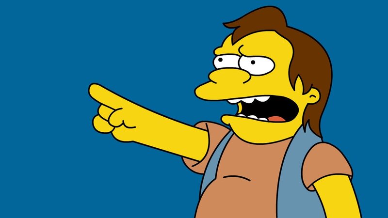 angry character pointing