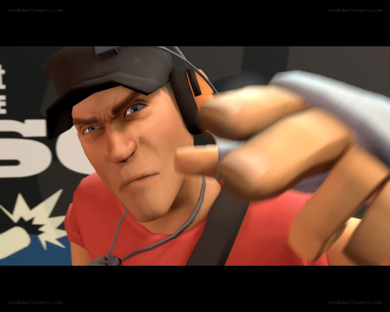 angry character pointing
