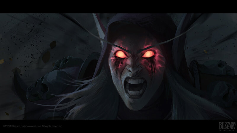 Angry Character with Glowing Eyes — Black