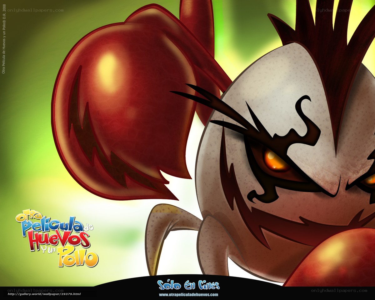 angry chicken character