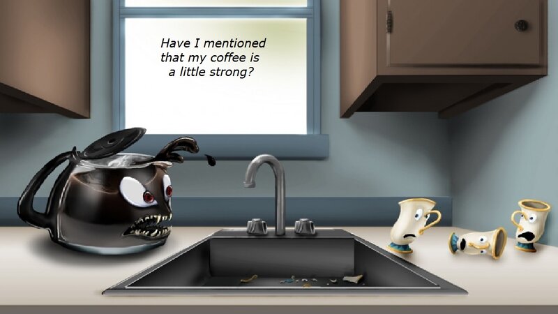 Angry Coffee Pot