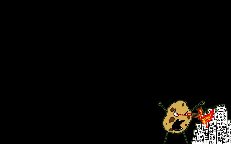 angry cookie attacks city