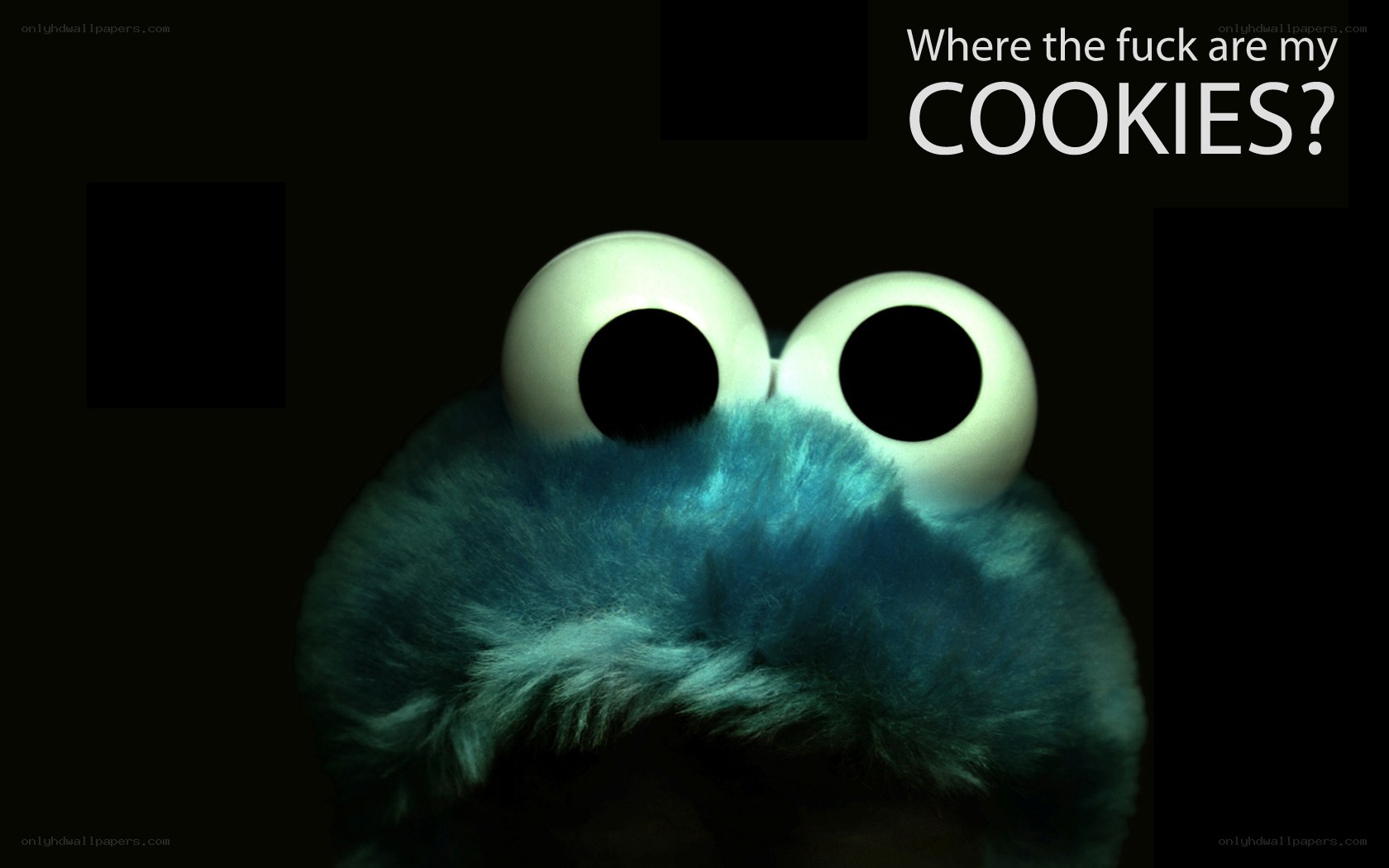 angry cookie monster
