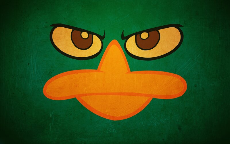 Angry Duck Face — Green