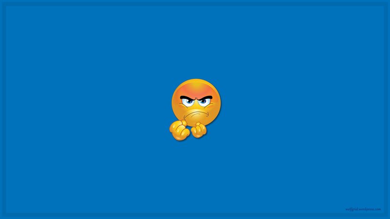 Angry Emoji Character